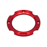 KS CAP RING 4X137 - ANODIZED RED