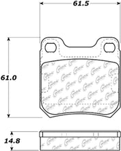 Cargar imagen en el visor de la galería, Pastillas de freno de cerámica C-TEK de Centric Parts con calzas