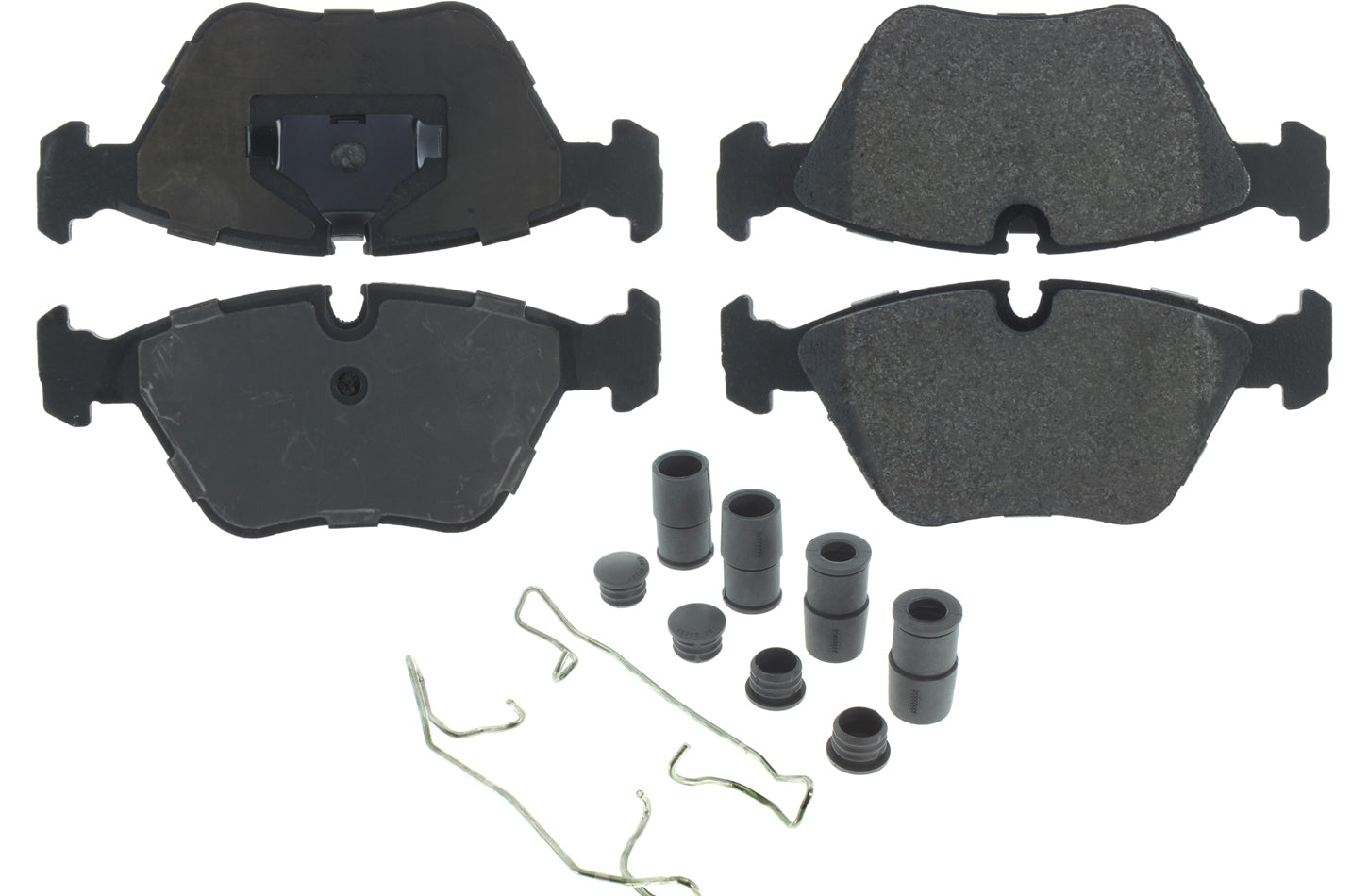 Centric Parts Posi-Quiet Semi-Metallic Brake Pads with Hardwar