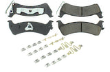 Centric Parts Posi-Quiet Semi-Metallic Brake Pads with Hardwar