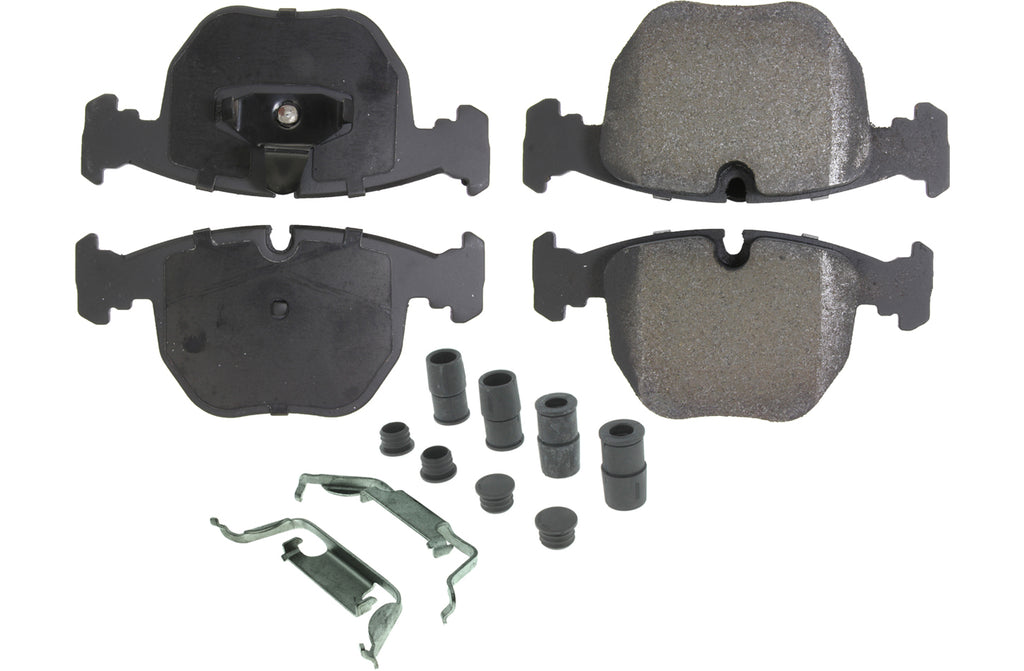 Centric Parts Posi-Quiet Semi-Metallic Brake Pads with Hardwar