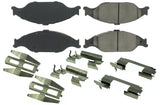 Centric Parts Posi-Quiet Semi-Metallic Brake Pads with Hardwar