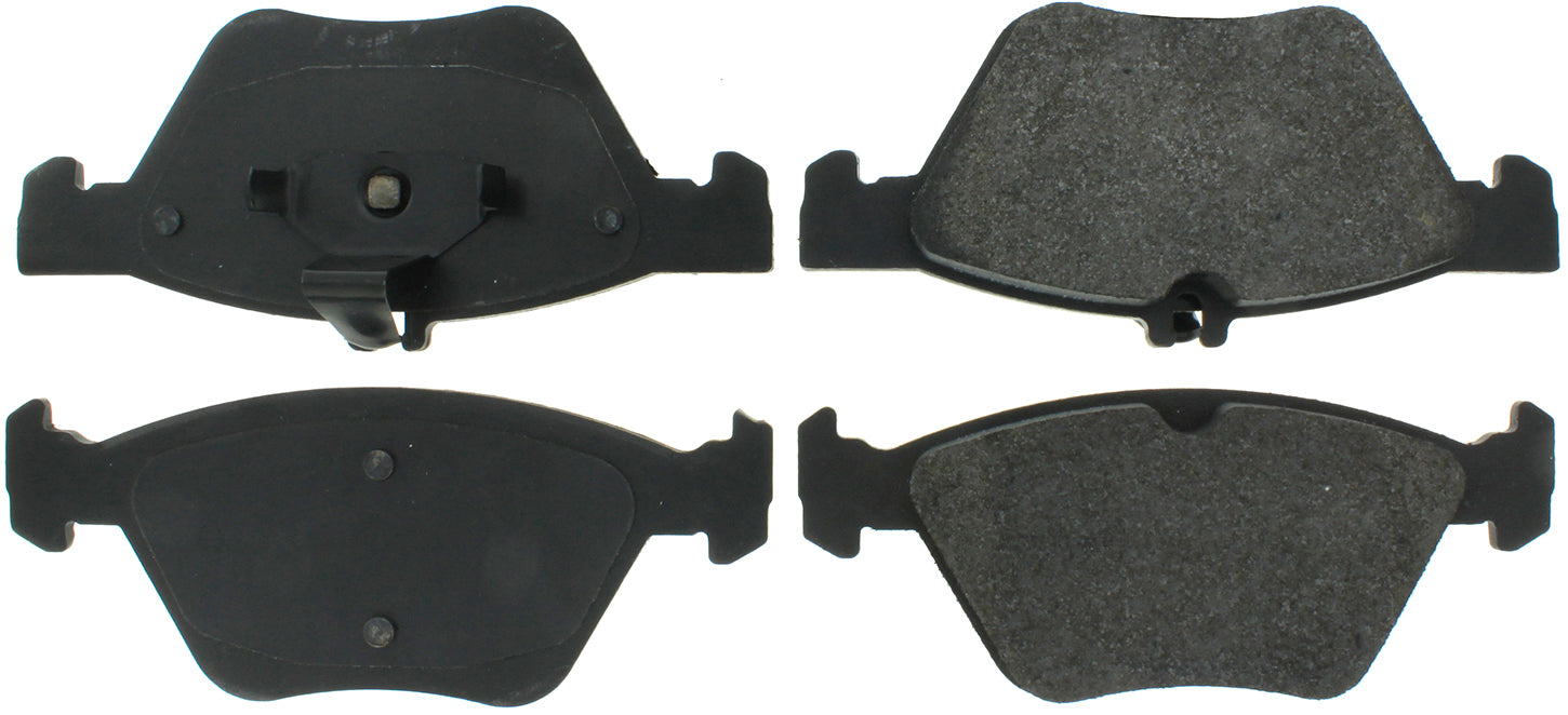 Centric Parts Posi-Quiet Semi-Metallic Brake Pads with Hardwar