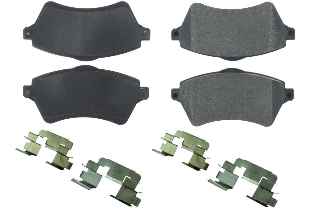 Centric Parts Posi-Quiet Semi-Metallic Brake Pads with Hardwar