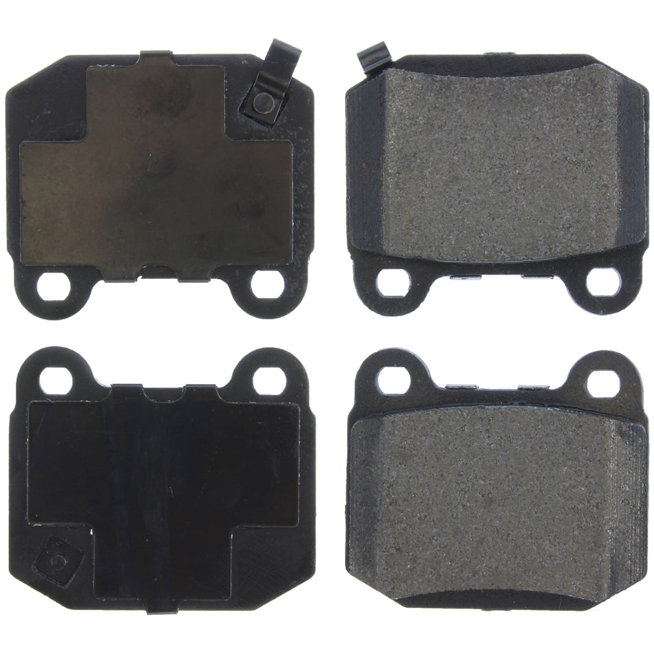 Centric Parts Posi-Quiet Semi-Metallic Brake Pads with Hardwar