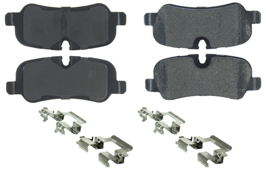 Centric Parts Posi-Quiet Semi-Metallic Brake Pads with Hardwar