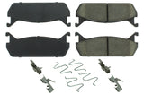 Centric Parts Posi-Quiet Ceramic Brake Pads with Shims and Har