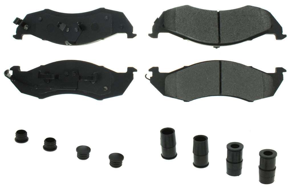 Centric Parts Posi-Quiet Ceramic Brake Pads with Shims and Har