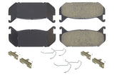 Centric Parts Posi-Quiet Ceramic Brake Pads with Shims and Har