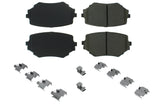 Centric Parts Posi-Quiet Ceramic Brake Pads with Shims and Har