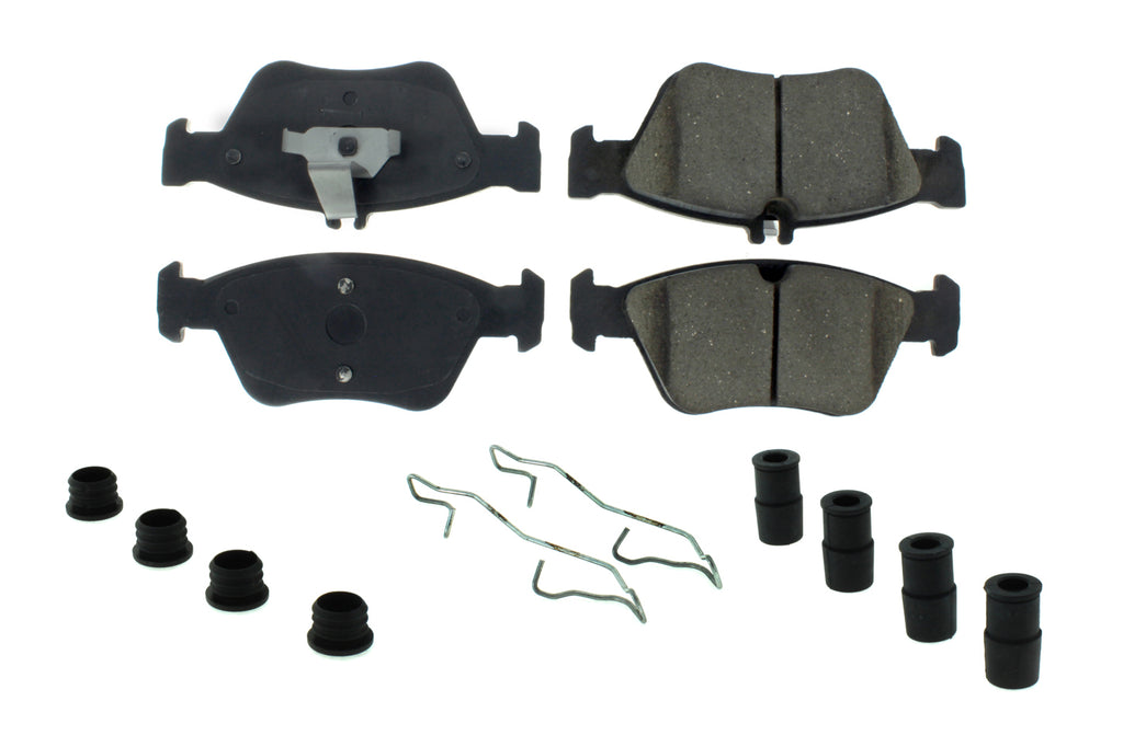 Centric Parts Posi-Quiet Ceramic Brake Pads with Shims and Har