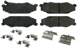 Centric Parts Posi-Quiet Ceramic Brake Pads with Shims and Har