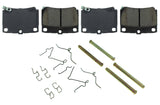 Centric Parts Posi-Quiet Ceramic Brake Pads with Shims and Har