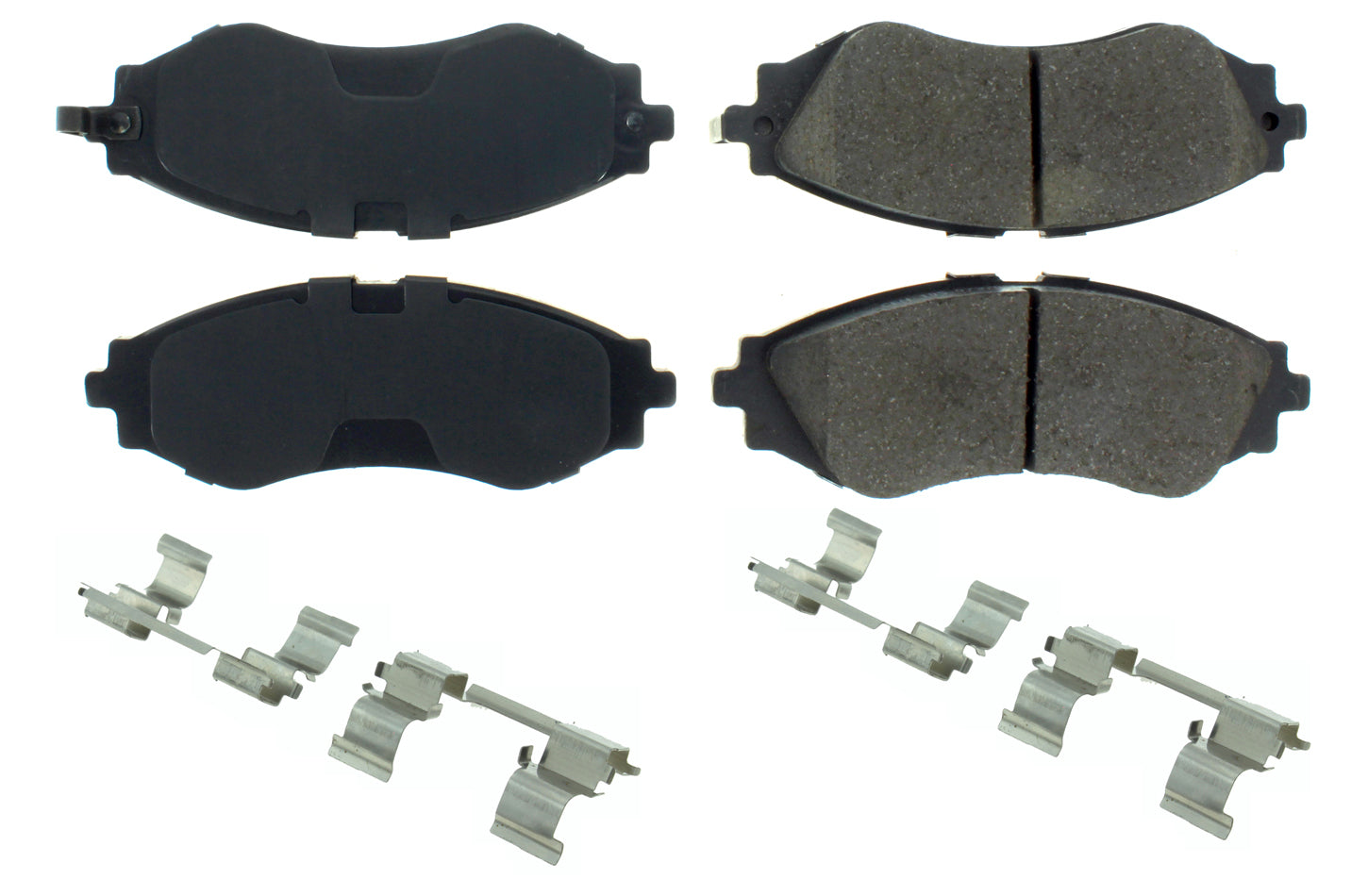 Centric Parts Posi-Quiet Ceramic Brake Pads with Shims and Har
