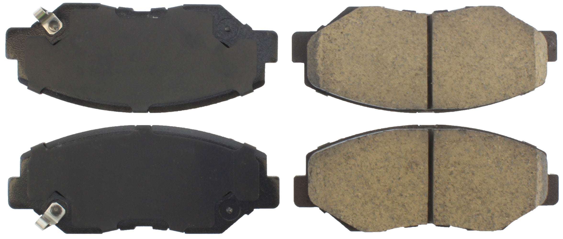 Centric Parts Posi-Quiet Ceramic Brake Pads with Shims and Har