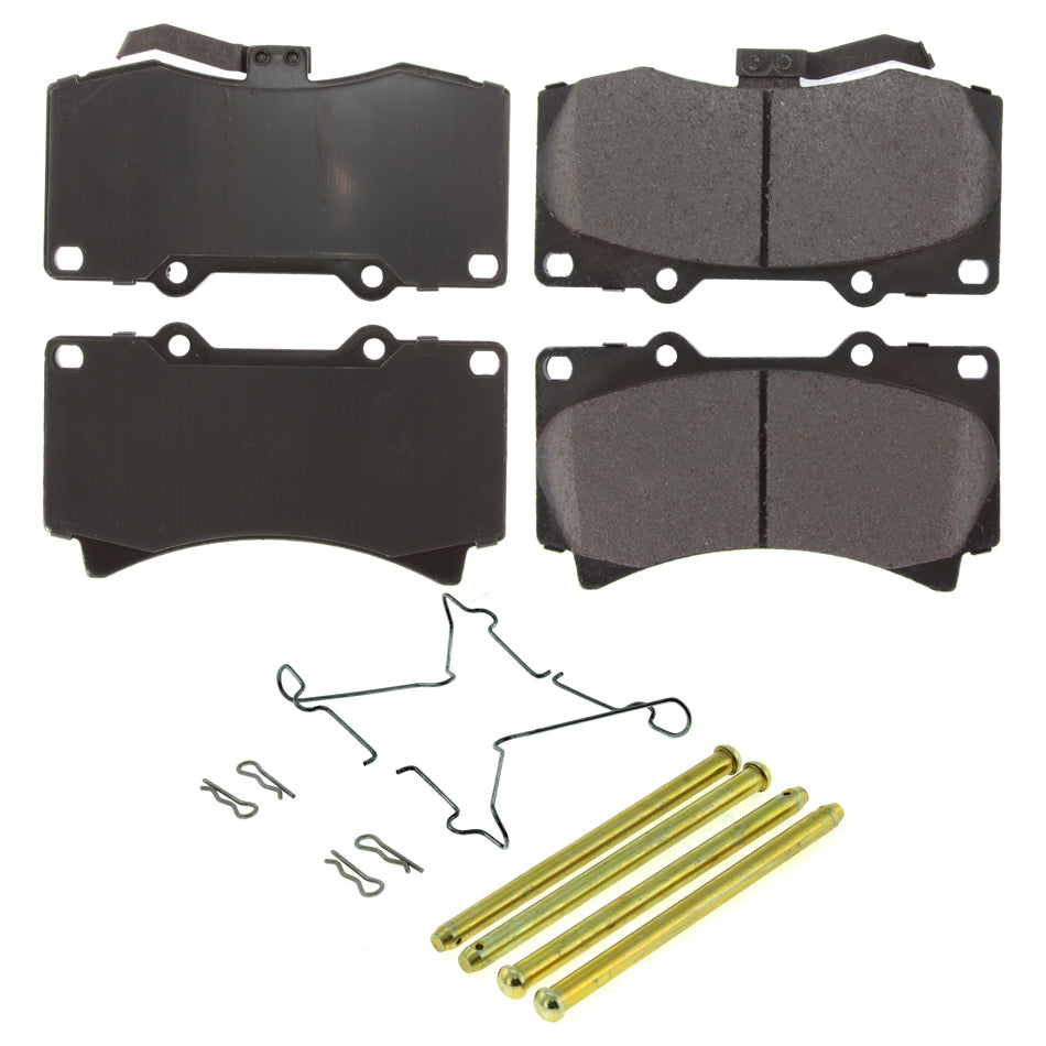 Centric Parts Posi-Quiet Ceramic Brake Pads with Shims and Har