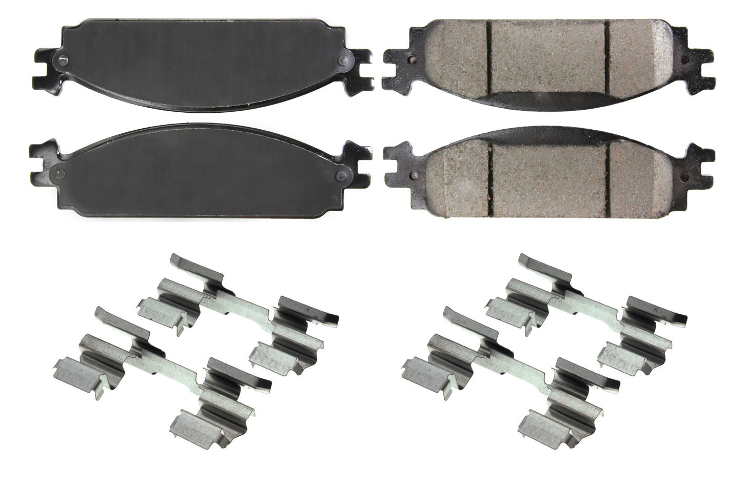 Centric Parts Posi-Quiet Ceramic Brake Pads with Shims and Har