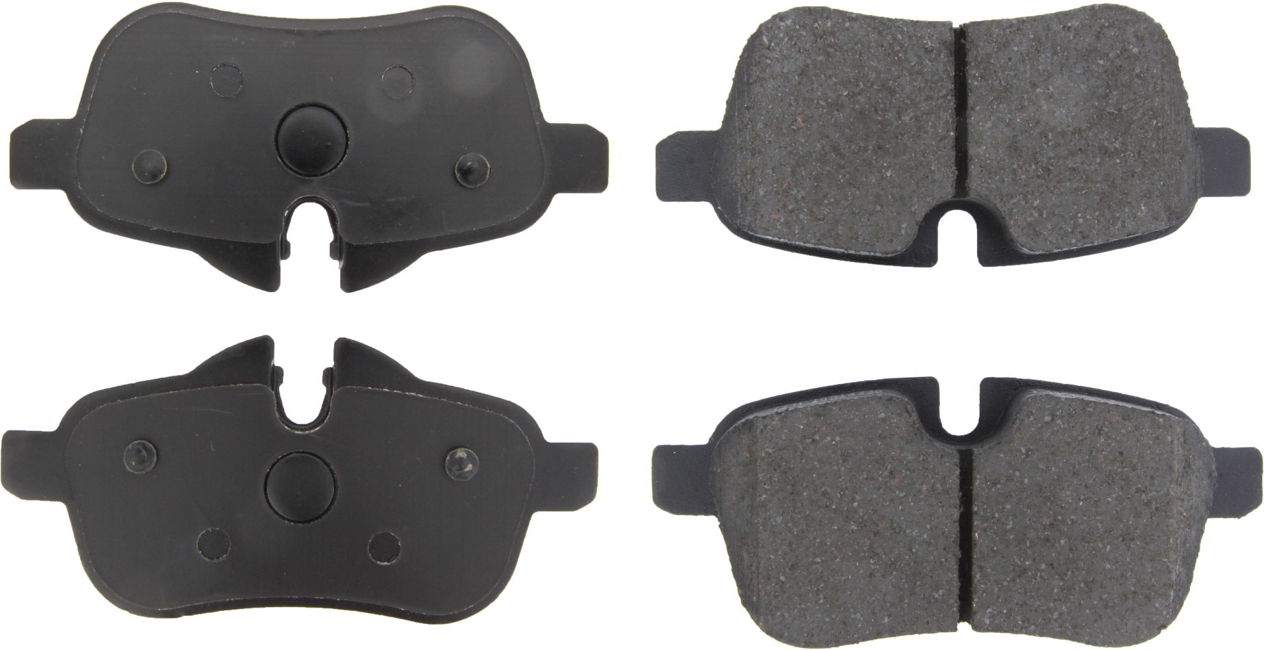 Centric Parts Posi-Quiet Ceramic Brake Pads with Shims and Har