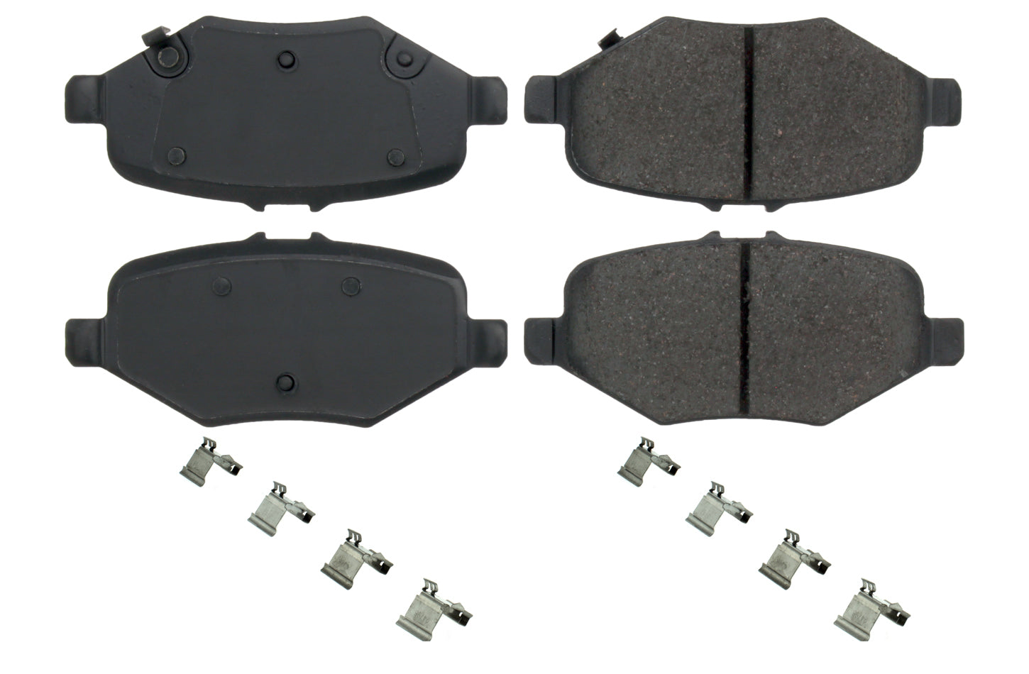 Centric Parts Posi-Quiet Ceramic Brake Pads with Shims and Har