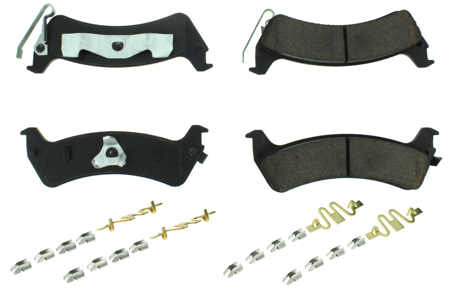 Centric Parts Posi-Quiet Extended Wear Brake Pads with Shims a