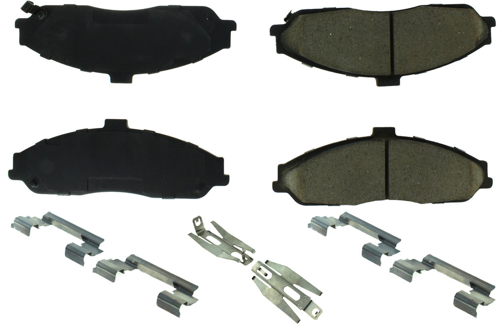 Centric Parts Posi-Quiet Extended Wear Brake Pads with Shims a