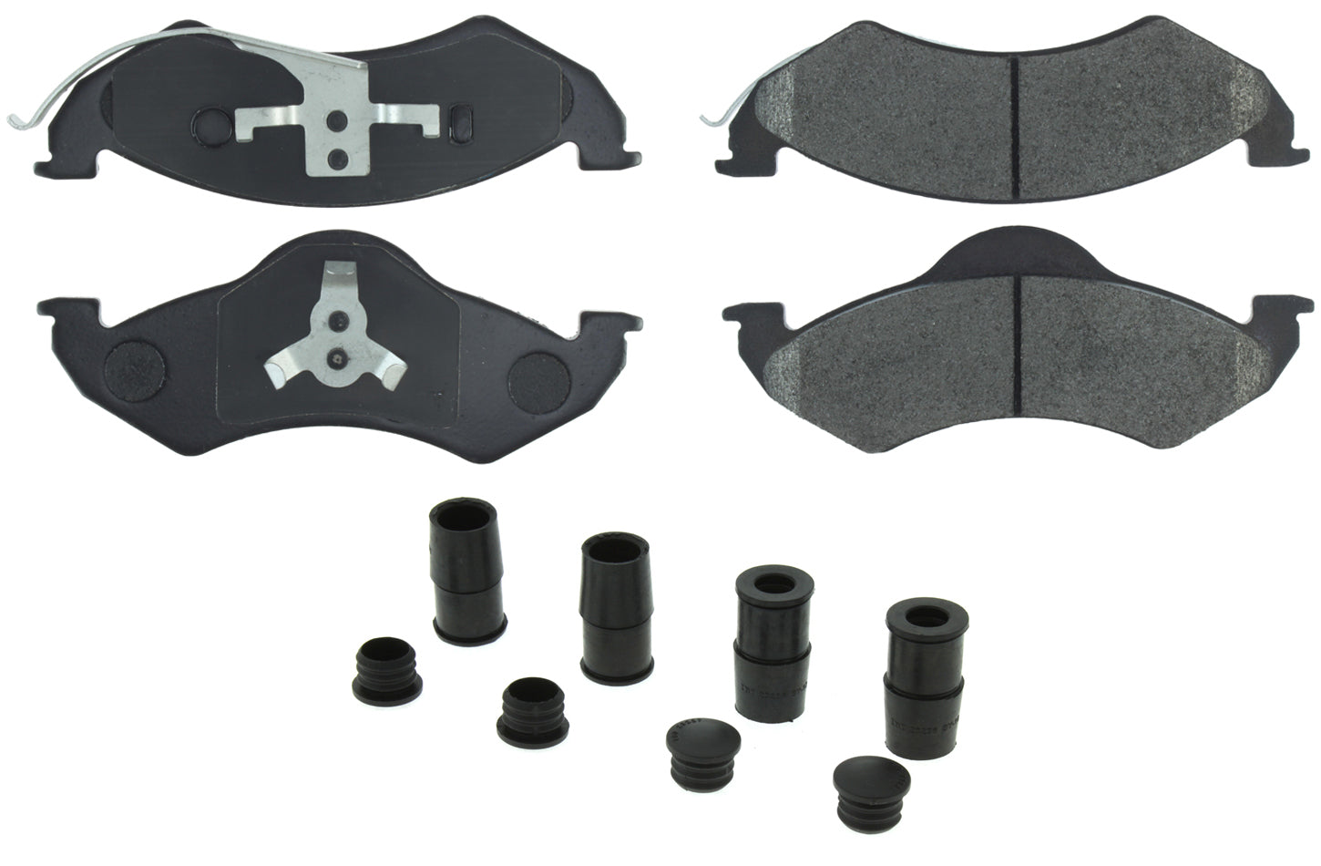 Centric Parts Posi-Quiet Extended Wear Brake Pads with Shims a