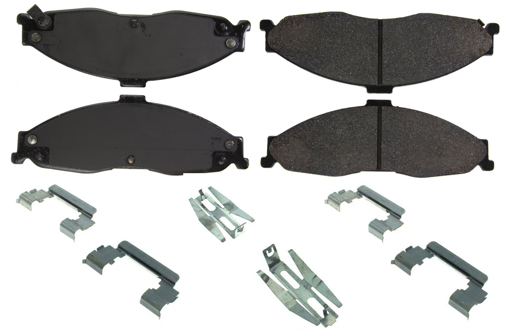 Centric Parts Posi-Quiet Extended Wear Brake Pads with Shims a