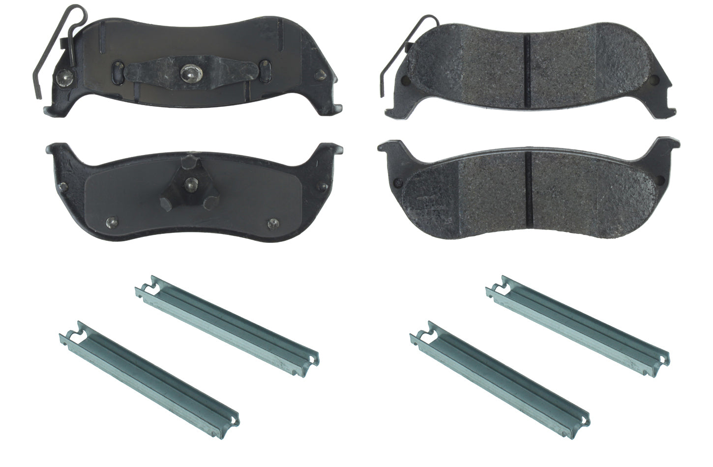 Centric Parts Posi-Quiet Extended Wear Brake Pads with Shims a