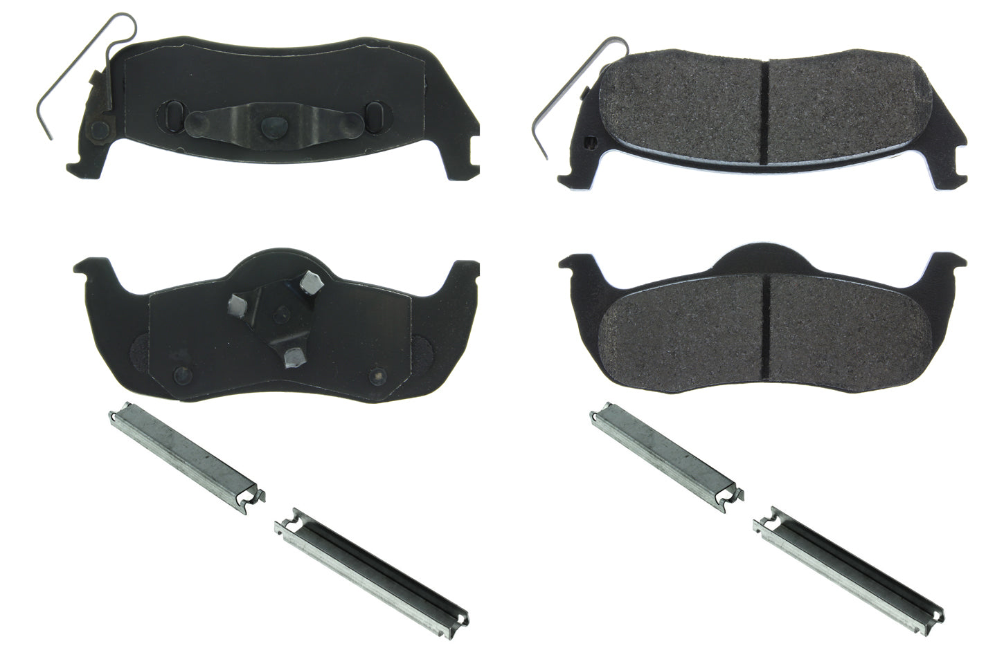 Centric Parts Posi-Quiet Extended Wear Brake Pads with Shims a