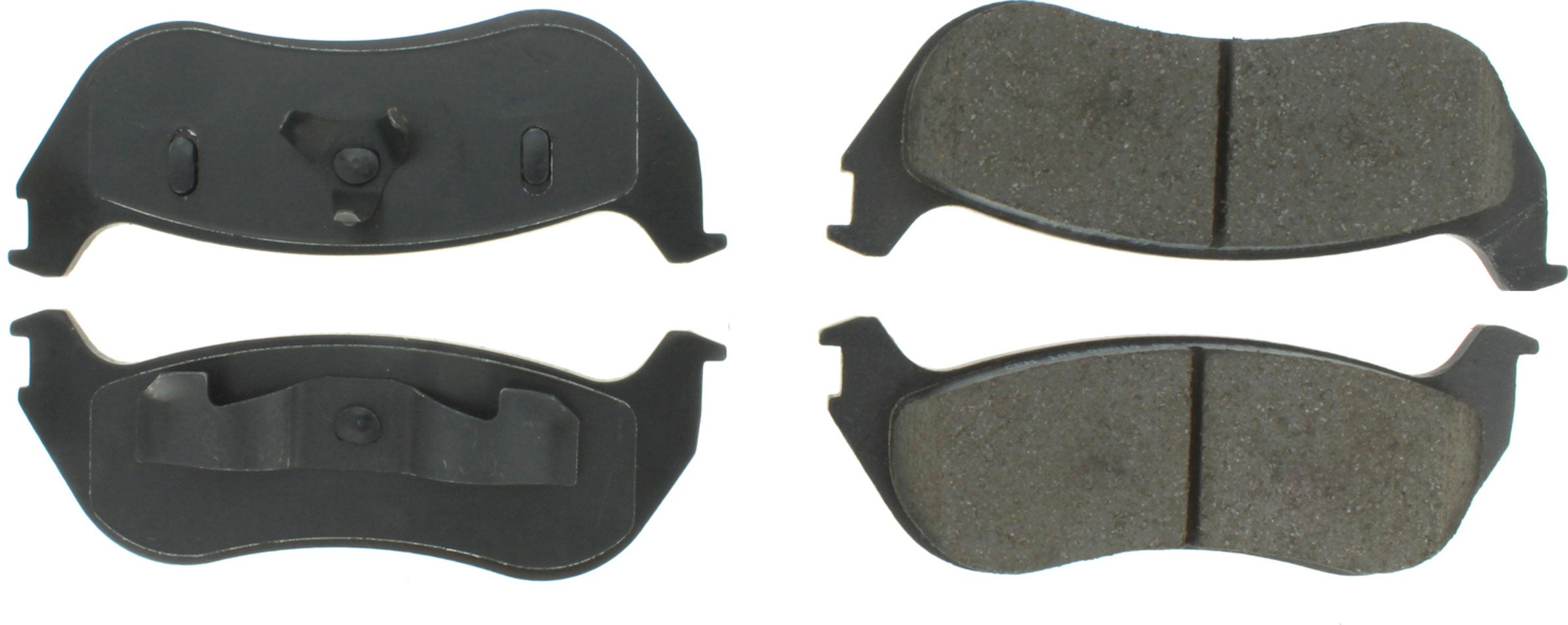 Centric Parts Premium Semi-Metallic Br ake Pads with Shims and