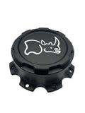 Black Rhino Wheels CAP BR ANIM SCREWON 8/165 MTBLK WHT LOGO