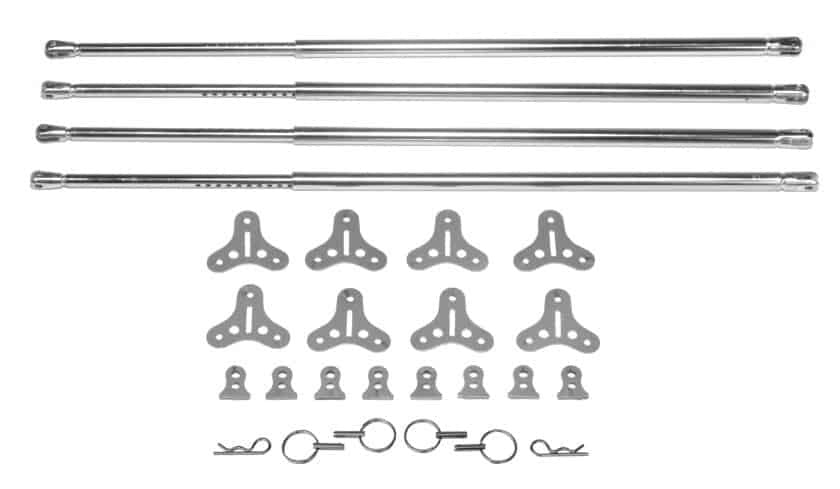 Kit de varillas de soporte Pro-Wing de Chassis Engineering