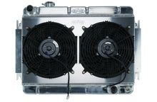 Cargar imagen en el visor de la galería, COLD-CASE Radiators 66-67 Chevelle Radiator &amp; Dual 12in Fan Kit MT