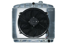 Cargar imagen en el visor de la galería, COLD-CASE Radiators 55-57 Tri-5 Chevy Radiat or &amp; 16in Fan Kit