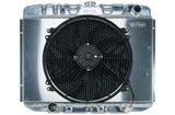 COLD-CASE Radiators 67-70 Mustang BB 24in Ra diator & 16 Fan Kit AT