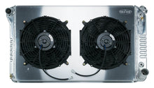 Load image into Gallery viewer, COLD-CASE Radiators 67-76 GM P/U Radiator w/Dual 14in Fan kit