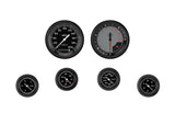 Juego de calibres 6 para autocross de Classic Instruments, gris, de barrido completo de 2-1/8