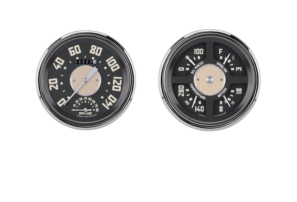 Classic Instruments 47-53 Chevy Truck Quad Gauge w/Tach