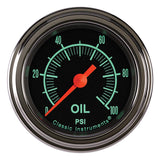 Classic Instruments G/Stock Oil Pressure 2-1/8 Full Sweep