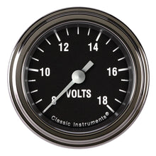 Cargar imagen en el visor de la galería, Classic Instruments Hot Rod Volt Gauge 2-1/8 Full Sweep