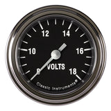 Classic Instruments Hot Rod Volt Gauge 2-1/8 Full Sweep