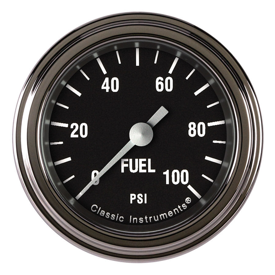 Classic Instruments Hot Rod Fuel Pressure 100 PSI 2-1/8 Full Sweep