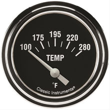 Cargar imagen en el visor de la galería, Classic Instruments Hot Rod Temperature Gaug e 2-5/8 Short Sweep