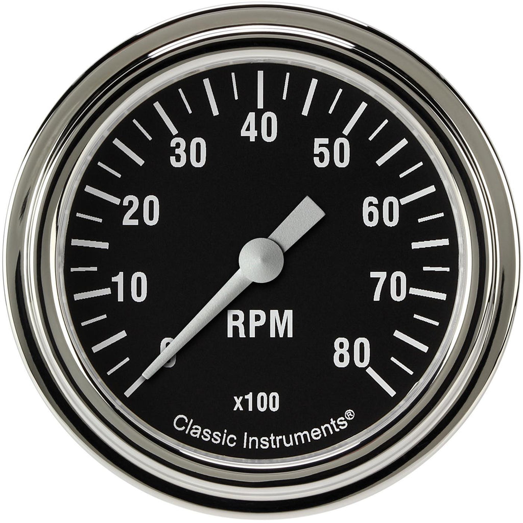 Classic Instruments Hot Rod Tachometer 2-5/8 Full Sweep