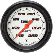 Cargar imagen en el visor de la galería, Classic Instruments Velocity White Temperatu re Gauge 2-5/8 Full Swee