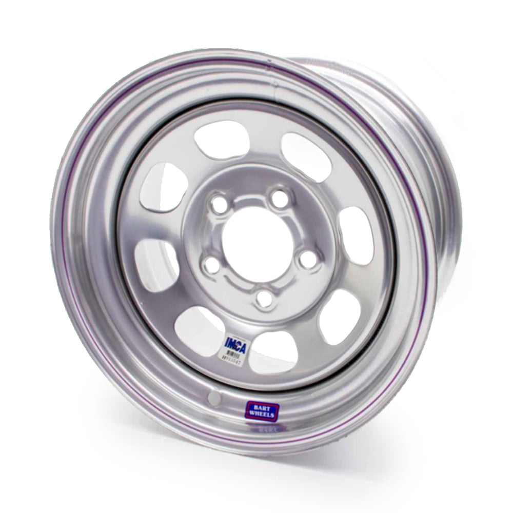 Bart Wheels 15x8 5-4x3/4 4in bs Silver Painted