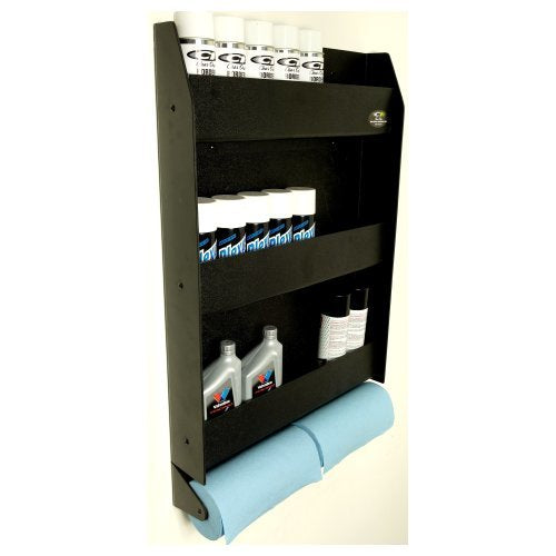 Clear One Door Cabinet w/Paper Towel Rack