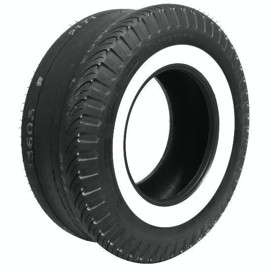 Coker 1000-15 Firestone Drag 2 1/4in White Wall Tire