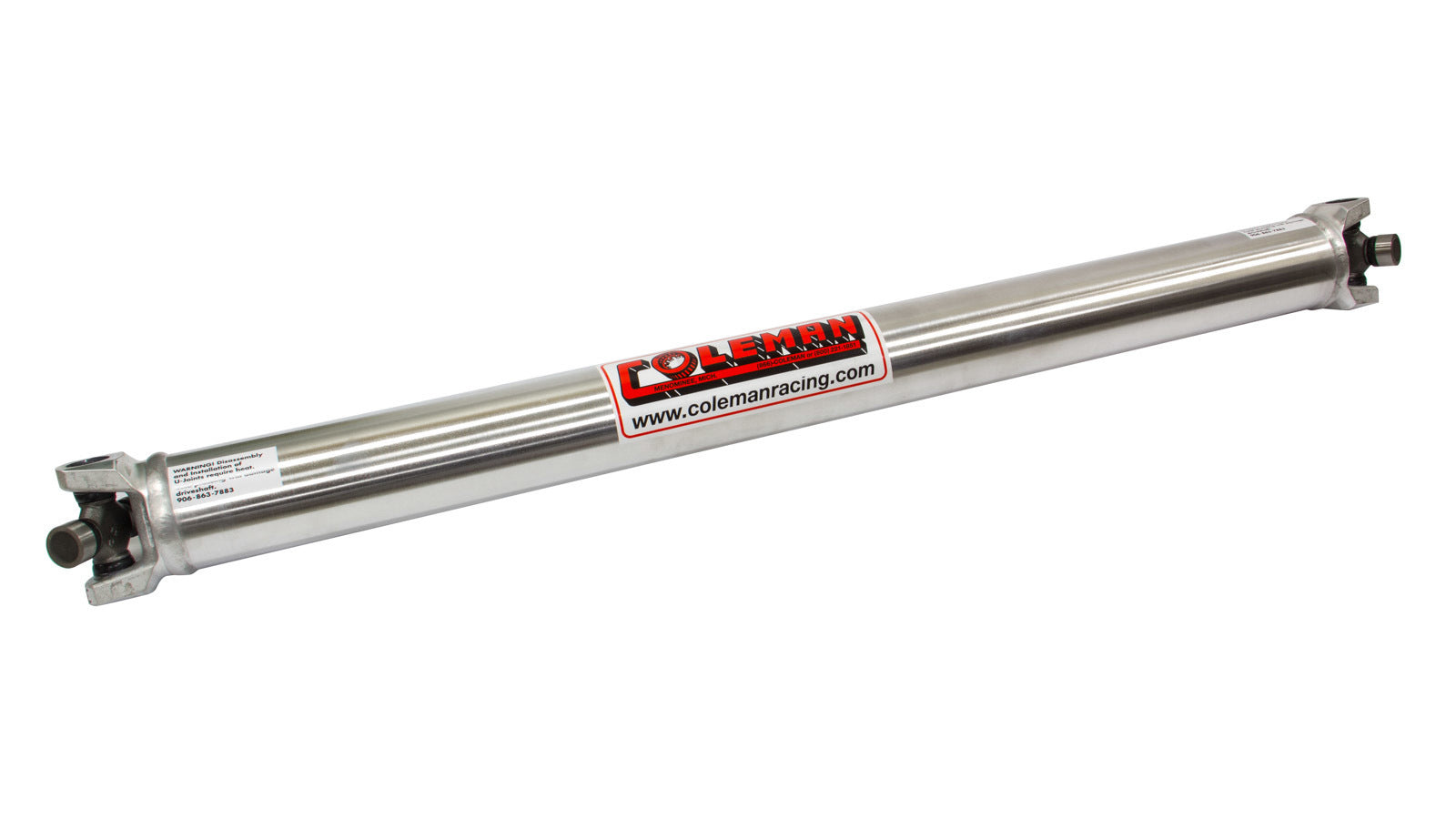 Coleman Machine Alum. Driveshaft 49.5in