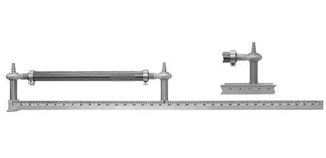 Coleman Machine Suspension Rod Ruler 5/16 to 3/4in Adapters — Precision Measuring Tool